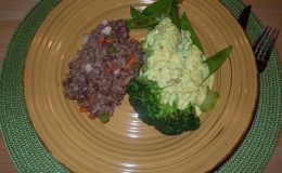 Sauteed Broccoli w/t “Hollandaise” Sauce, Adzuki Beans/Brown Rice&nbsp;Salad