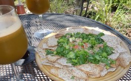 Vegetable Scramble with Sprouted Grain&nbsp;Crackers