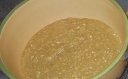 Buckwheat Soup w/t Flax&nbsp;Oil