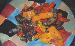 Sweet Peppers and Portabella in Coconut&nbsp;Oil